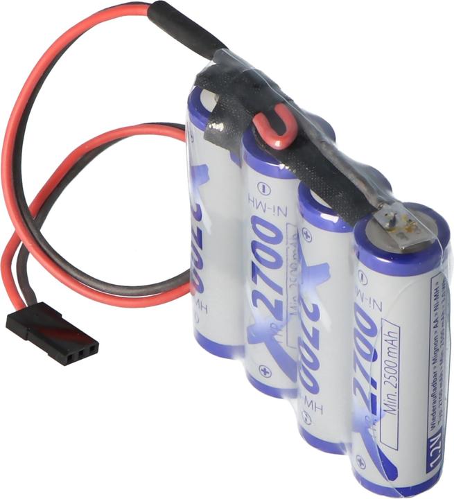 Produktbild AccuCell Empfänger Pack AA 4er Reihe mit Graupner Stecker (4.80 V, 2700 mAh)