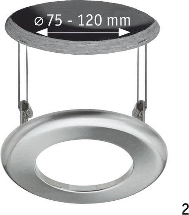 Image du produit Paulmann Adaptateur à encastrer 50 W 92505 Blanc