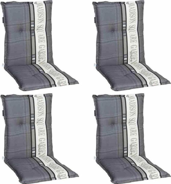 Allibert Set 4x Garden A nie. grau 50% BW 50% Polyester (50 x 105 cm)