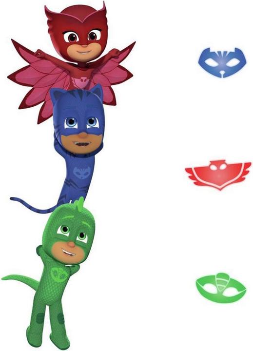 Actual product image PJ Masks Superheroes - Maxi Stickers (58 x 24 cm)