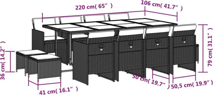 Produktbild VidaXL Kalama (220 cm)