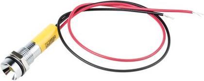 Immagine prodotto Rs Pro LED cromo cabl 8mm incass, giallo 220Vca
