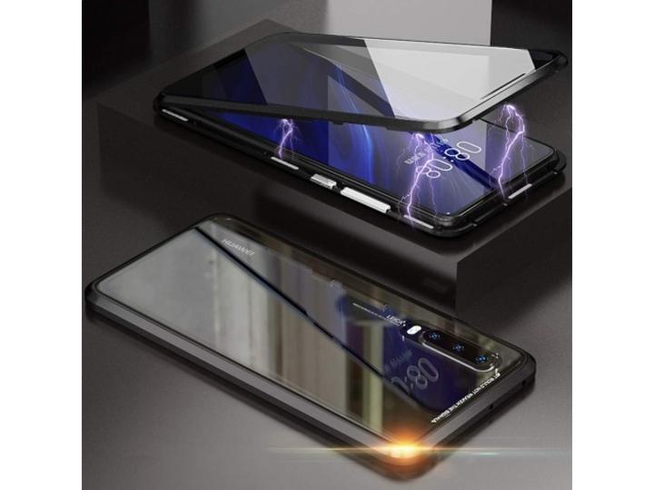 Actual product image G-Case Samsung Galaxy A7 2018 Aluminium Magnetic Glass Case Cover (Samsung Galaxy A7 (2018))