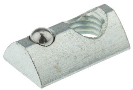 Rs Pro T-slot Roll-in 8, M8, ressort, acier