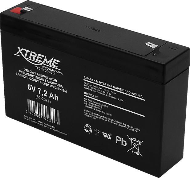 Xtreme Lead acid battery 6V 7.2Ah