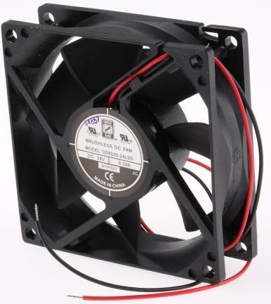 Image du produit Rs Pro DC sealed sleeve fan, 80mm 24V low speed (80 mm)