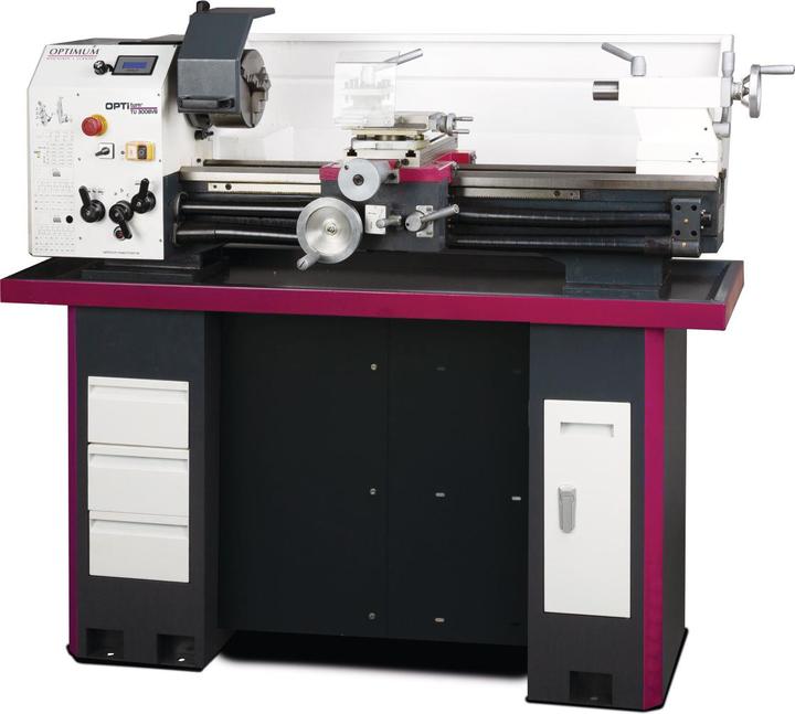 Actual product image Optimum TU 3008VB centre lathe and feed spindle lathe