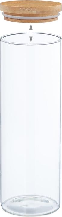 Image du produit Relaxdays 4x verre de réserve (1.60 l)