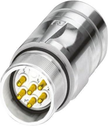 Produktbild Phoenix Contact Coupling connector,M23, 8+1 W, Male