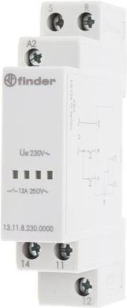 Image du produit Finder Call and reset relay, 12A SPDT, 230vac