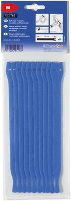 Produktbild HellermannTyton Hook and Loop Textie 1000x125 PA/PP blue (Kunststoffkabelbinder, 1000 mm, 1 Stk.)