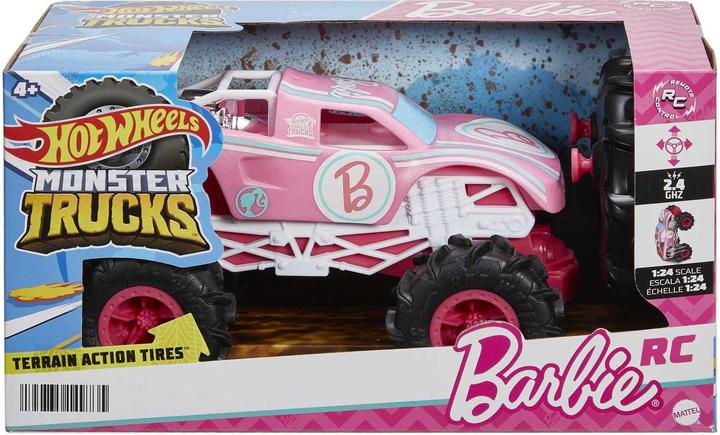Actual product image Hot Wheels HW R/C MT 1:24 Barbie