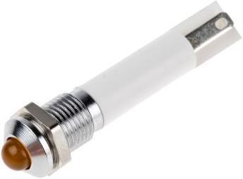 Actual product image Rs Pro 8mm prominent low current LED, org 24Vdc