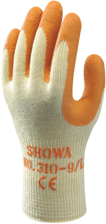 Actual product image Showa 310,orange grip glove, 8 (M)