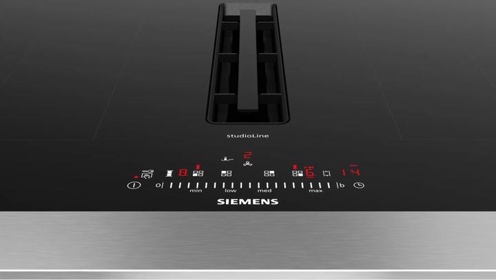 Produktbild Siemens ED807FQ25E iQ500 Induktions Kochfeld mit integriertem Dunstabzug 80 cm