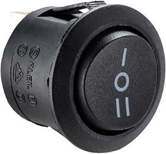 Rs Pro Switch round rocker 0-1 centre-off
