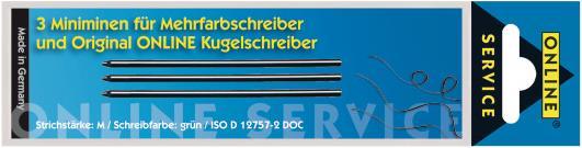 Actual product image Online Ballpoint refills D1-Mini (Refill, Green)