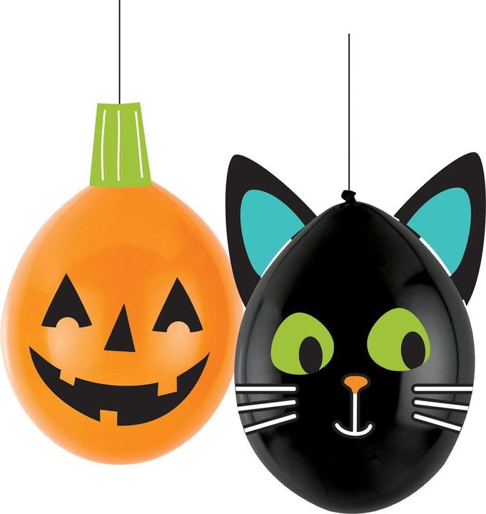 Produktbild Amscan 2 Latex-Ballons DIY Hallo-ween Friends 1 (6 x)