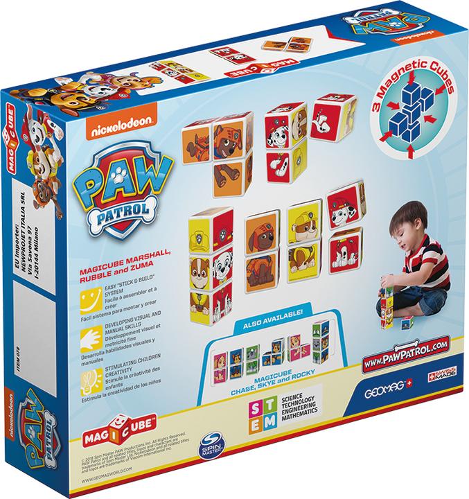 Actual product image Geomag Magicube Marshall, Rubble and Zuma