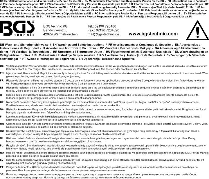 Produktbild BGS Steckschlüssel-Einsatz (55 mm)