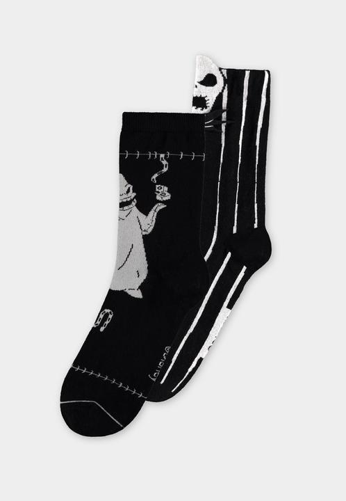 Actual product image Difuzed Nightmare Before Christmas - Novelty Socks (2Pack) - 39/42 (pack of 2, 39 - 42)