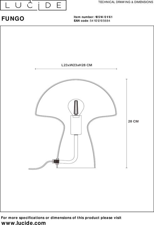 Immagine prodotto Lucide Lampade da tavolo (E27)