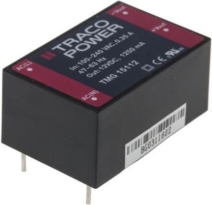Produktbild TracoPower Power Supply Encapsulated PCB 12V 15W