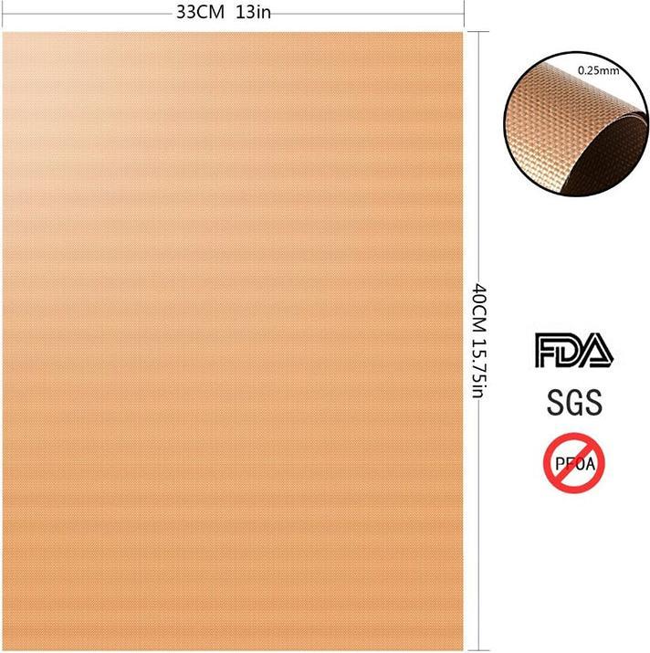 Immagine prodotto Hermex Grill Foil Grill Mat antiaderente in teflon 4 pezzi