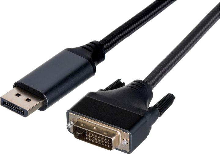 Actual product image Gembird CC-DPM-DVIM-4K-6 Video Cable Adapter 1.8m DisplayPort DVI Black (1.80 m, DisplayPort)