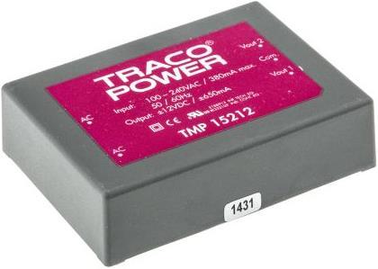 Produktbild TracoPower Schaltnetzteil TMP ±12V 15W Printmontage