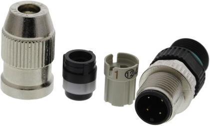 Produktbild Harting Rundsteckverbinder M12-S male 4-polig