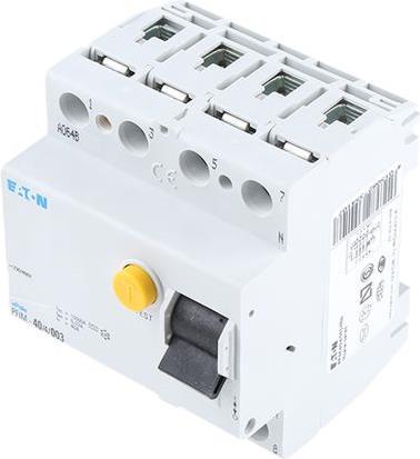 Actual product image Eaton 4P 30mA RCD,40A DIN rail