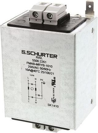 Produktbild Schurter FMBB DIN RAIL 3A 3-Phase Line Filter