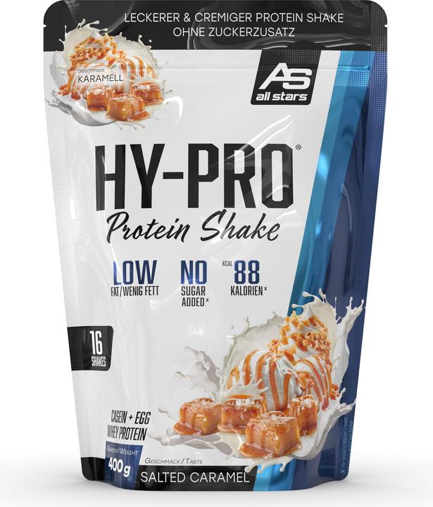 Immagine prodotto All Stars Frullato di proteine Hy-Pro (sacchetto da 400 g) (Caramello Salato, 1 pz., 400 g)