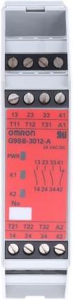 Image du produit Omron Industrial Automation Relais sécu,3PST-NO,2 cnx,réinit auto