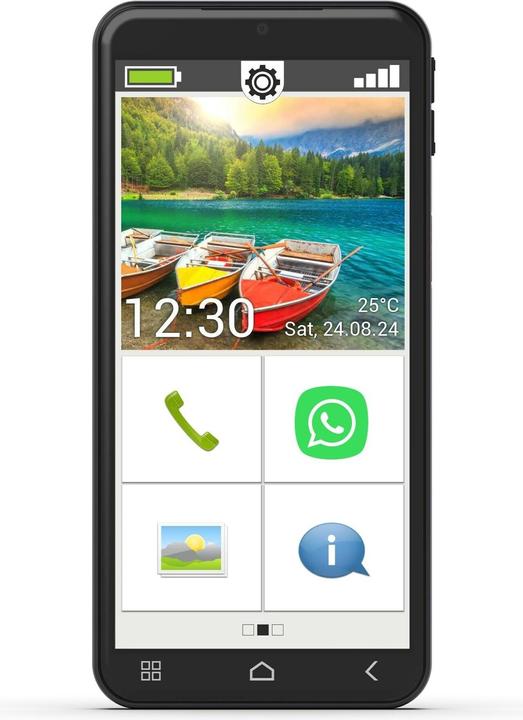 Produktbild Emporia Smart 6 Lite (128 GB, Schwarz, 5.58", Single SIM, 50 Mpx, 4G)