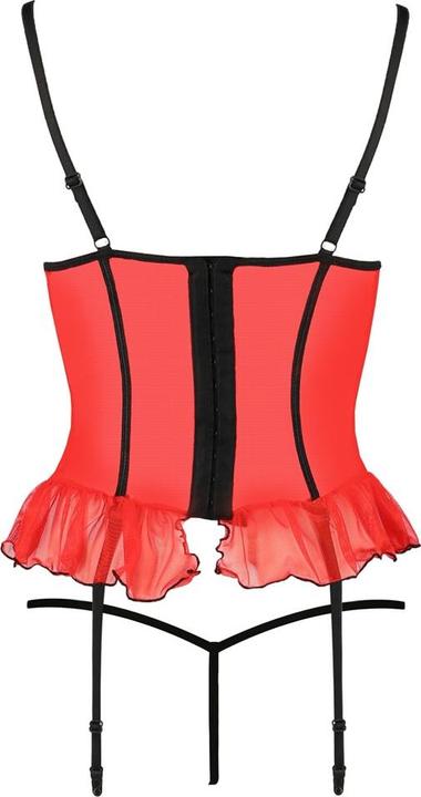 Image du produit Passion Guêpière seins nus Cherry - - XXL/3XL - Rouge (3XL)