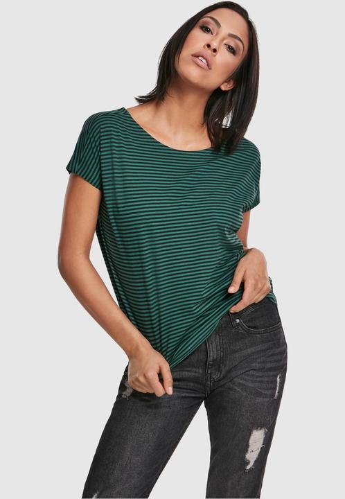 Produktbild Urban Classics Ladies Yarn Dyed Baby Stripe Tee (L)