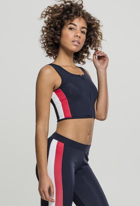 Produktbild Urban Classics Ladies Side Stripe Cropped Zip Top (S)