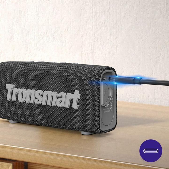 Actual product image Tronsmart Trip Wireless Bluetooth 5.3 Speaker Waterproof IPX7 10W Orange (20 h, Rechargeable battery operated)