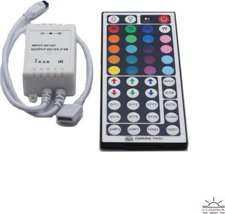 Immagine prodotto Lumina Swiss Telecomando a 44 tasti a infrarossi multicolore