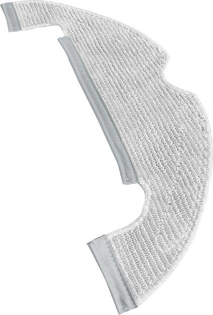 Actual product image Plutoos 4-piece wiping cloths spare part for Dreame D10 Plus / Z10 Pro / L10 Plus robot hoover accessories