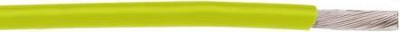 Produktbild AlphaWire UL1180 Hook up wire PTFE 24AWG yellow30m