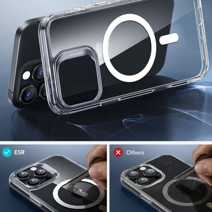 Produktbild ESR Classic Hybrid Halolock MagSafe Case + Tempered Glass for iPhone 16 Pro Max - Clear (Apple iPhone 16 Pro Max)