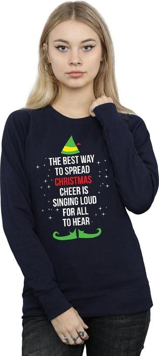 Immagine prodotto Elf Christmas Cheer Text Felpa Donna (S)