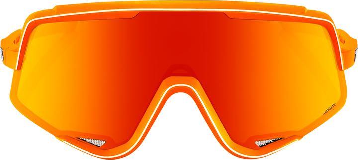 Actual product image 100% Glasses Glendale Soft Tact (Soft Tact Neon Orange, Hiper Red)