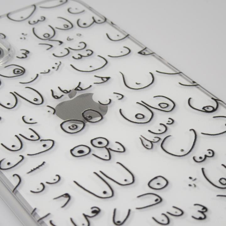 Image du produit PhoneLook Housse Cover silicone flexible funny cartoon seins tattoo (Apple iPhone 13 Pro Max)