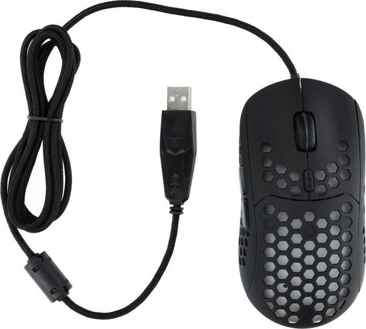 Image du produit Art souris optique pour joueurs 6400DPI USB RGB AM-99 ultra light (Filaire)