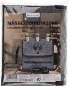 Produktbild Magni Out of The Flaschentasche Bierträger Flaschenträger für 3 Flaschen Männerhandtasche, Grau