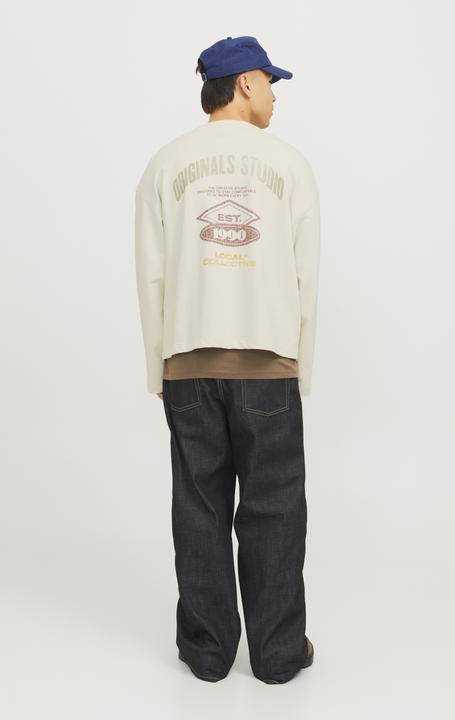 Actual product image Jack & Jones Jorretiro Back Sweat Crew Neck Se25 Ln (M)